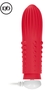 Красная вибропуля Turbo Rechargeable Bullet Lush - 9,8 см.